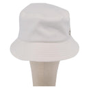 CHANEL Hat Canvas M White CC Auth 205982M-3