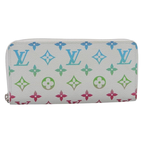 LOUIS VUITTON Monogram Iridescent Zippy Wallet Long Wallet M13908 LV Auth 205984
