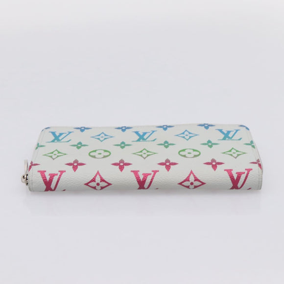 LOUIS VUITTON Monogram Iridescent Zippy Wallet Long Wallet M13908 LV Auth 205984