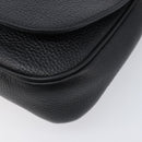 GUCCI Soho Chain Shoulder Bag Leather Black Gold 336752 Auth 205989M-12