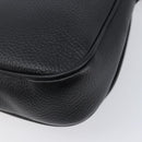 GUCCI Soho Chain Shoulder Bag Leather Black Gold 336752 Auth 205989M-14