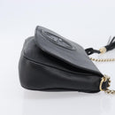 GUCCI Soho Chain Shoulder Bag Leather Black Gold 336752 Auth 205989M-4