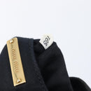Miu Miu Hand Bag Leather Black Gold Silver Auth 205991V-12
