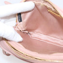 Miu Miu Matelasse Shoulder Bag Leather Pink Gold Auth 205992V-24