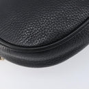 GUCCI Soho Chain Shoulder Bag Leather Black Gold 353965 Auth 205993-17
