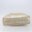 Miu Miu Hand Bag Leather Gold Auth 205996-5