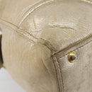 Miu Miu Hand Bag Leather Gold Auth 205996-18