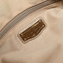 Miu Miu Hand Bag Leather Gold Auth 205996-24