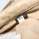 Miu Miu Hand Bag Leather Gold Auth 205996-12