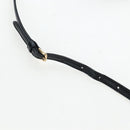 Miu Miu Matelasse Shoulder Bag Leather 2way Black Gold Auth 205997M-9