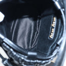 Miu Miu Matelasse Shoulder Bag Leather 2way Black Gold Auth 205997M-11