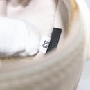 Miu Miu Tote Bag Raffia Beige Gold Auth 205999A-12