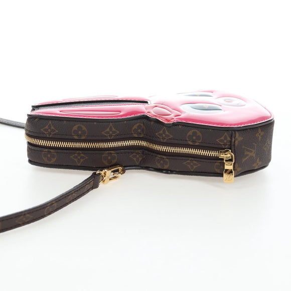 LOUIS VUITTON Monogram Wallet On Chain Rabbit Bag Rose M11452 LV Auth 206005SAM