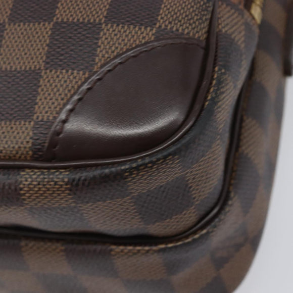 LOUIS VUITTON Damier Ebene Amazon Shoulder Bag N48074 LV Auth 206006A