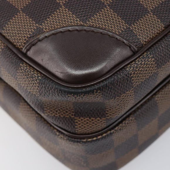 LOUIS VUITTON Damier Ebene Amazon Shoulder Bag N48074 LV Auth 206006A