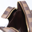 LOUIS VUITTON Damier Ebene Amazon Shoulder Bag N48074 LV Auth 206006A-21
