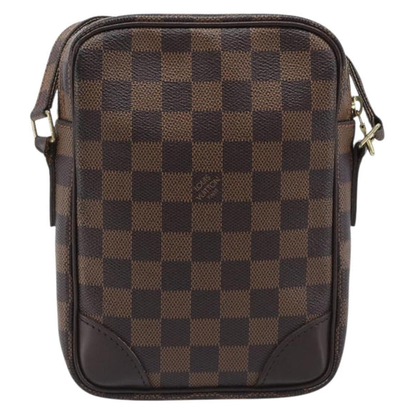 LOUIS VUITTON Damier Ebene Amazon Shoulder Bag N48074 LV Auth 206006A