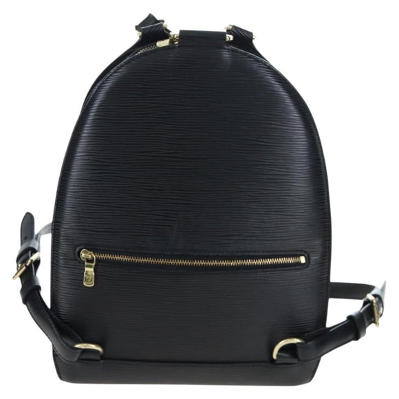 LOUIS VUITTON Epi Mabillon Backpack Black M52232 LV Auth 206007A