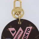 LOUIS VUITTON Monogram Porte Cles World Tour Charm M62741 LV Auth 206012M-3