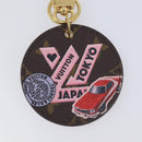 LOUIS VUITTON Monogram Porte Cles World Tour Charm M62741 LV Auth 206012M-4
