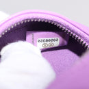 CHANEL Matelasse Chain Shoulder Bag Lamb Skin Purple Silver CC Auth 206022M-21