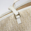 Christian Dior Trotter Canvas Tote Bag Gold Auth 206023A-19
