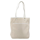 Christian Dior Trotter Canvas Tote Bag Gold Auth 206023A-13