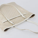 Christian Dior Trotter Canvas Tote Bag Gold Auth 206023A-7