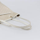 Christian Dior Trotter Canvas Tote Bag Gold Auth 206023A-8