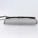 GUCCI Micro GG Canvas Shoulder Bag PVC Navy Gold Auth 206027-5
