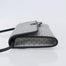 GUCCI Micro GG Canvas Shoulder Bag PVC Navy Gold Auth 206027-4