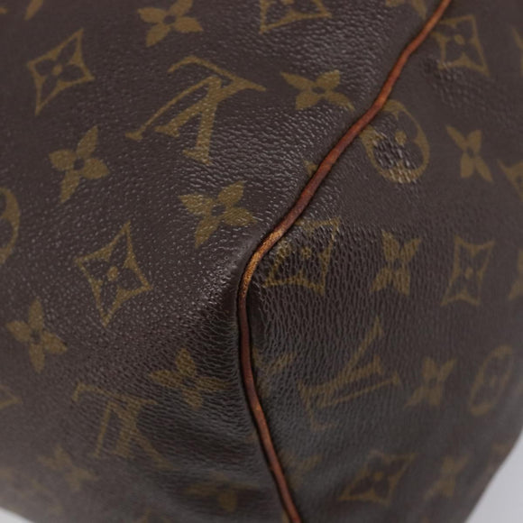 LOUIS VUITTON Monogram Speedy 30 Hand Bag M41526 LV Auth 206029