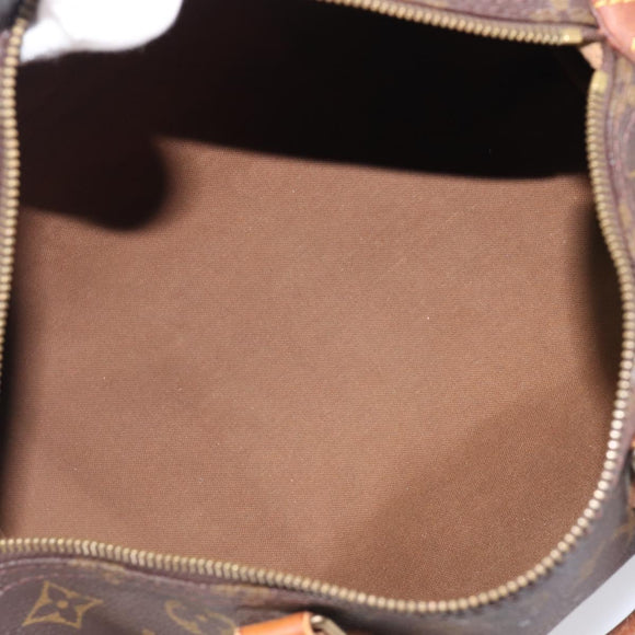 LOUIS VUITTON Monogram Speedy 30 Hand Bag M41526 LV Auth 206029