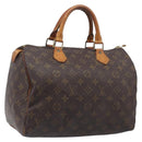 LOUIS VUITTON Monogram Speedy 30 Hand Bag M41526 LV Auth 206029-1