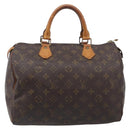 LOUIS VUITTON Monogram Speedy 30 Hand Bag M41526 LV Auth 206029-13