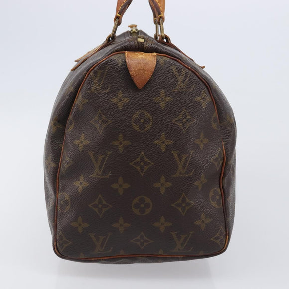 LOUIS VUITTON Monogram Speedy 30 Hand Bag M41526 LV Auth 206029