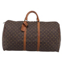 LOUIS VUITTON Monogram Keepall 60 Boston Bag M41422 LV Auth 206035-2