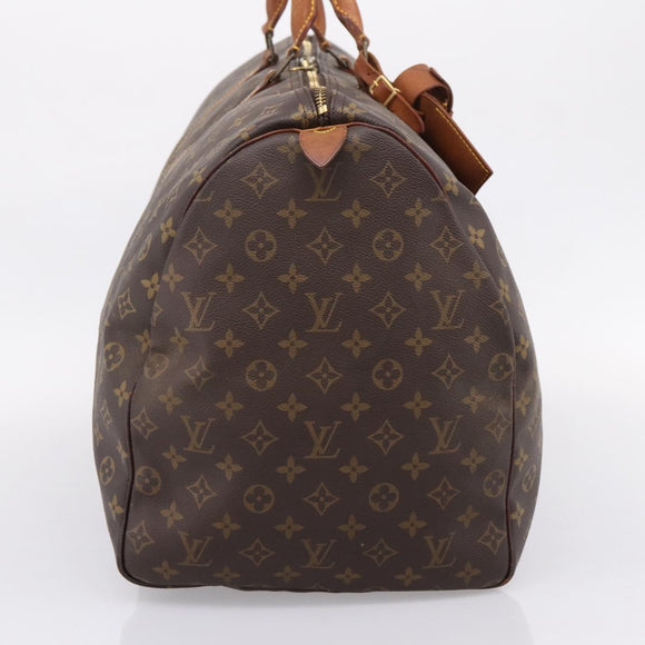LOUIS VUITTON Monogram Keepall 60 Boston Bag M41422 LV Auth 206035