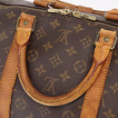 LOUIS VUITTON Monogram Keepall 55 Boston Bag M41424 LV Auth 206036-16