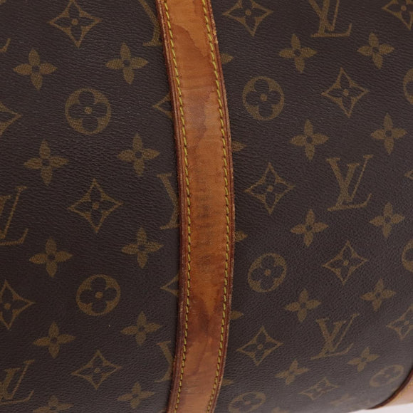 LOUIS VUITTON Monogram Keepall 55 Boston Bag M41424 LV Auth 206036