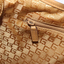 GUCCI Bamboo Jackie Shoulder Bag Suede Pink Gold 001 4060 Auth 206044A-24
