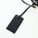 PRADA Shoulder Bag Leather 2way Black Silver Auth 206046V-25