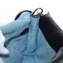 PRADA Shoulder Bag Leather 2way Black Silver Auth 206046V-37