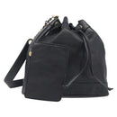 CHANEL Triple COCO Mark Shoulder Bag Caviar Skin Black Gold CC Auth 206050V-1