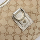 GUCCI GG Canvas Shoulder Bag Beige Gold 130738 Auth 206053V-19