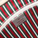 GUCCI GG Canvas Shoulder Bag Beige Gold 130738 Auth 206053V-21