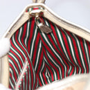 GUCCI GG Canvas Shoulder Bag Beige Gold 130738 Auth 206053V-22