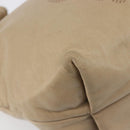 LOEWE Shoulder Bag Leather Beige Gold Auth 206062-16