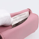 BOTTEGA VENETA INTRECCIATO Compact Wallet Leather Pink Auth 206065V-18