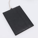 PRADA Long Wallet Safiano Leather Black Silver Auth 206067V-25